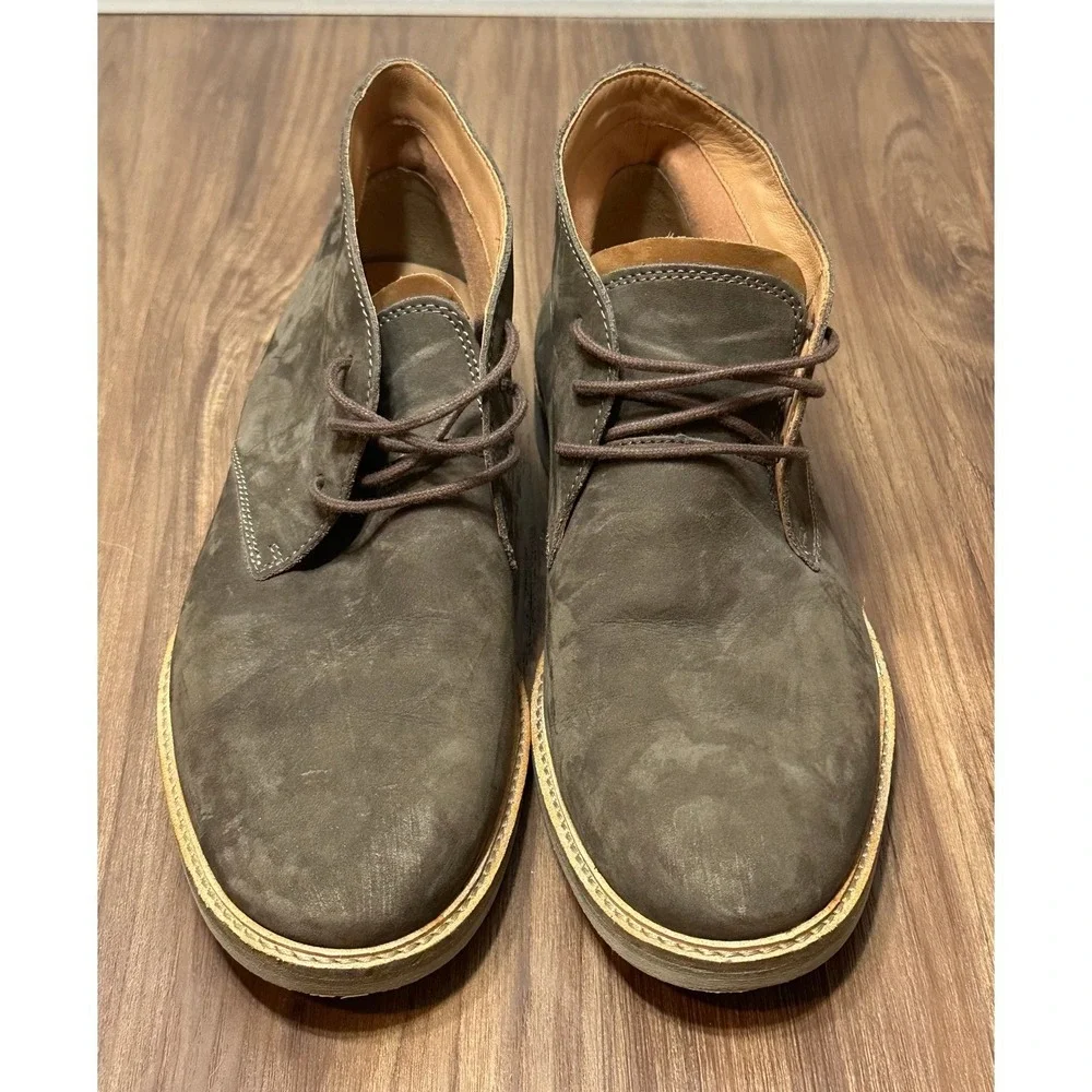 Clarks Atticus Limit Suede Chukka Desert Brown Boots Shoes Men's Size 10
